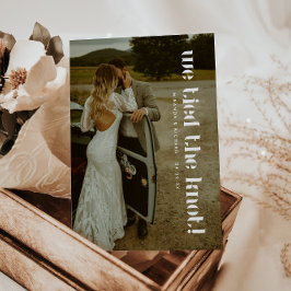 Anuncio Moderna Elegante Huida de Boda de 2 Fotos