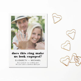 Anuncio Moderna Foto Divertida Propuesta de Matrimonio