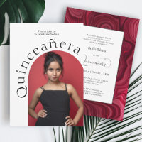 Moderna foto Minimalista con arcos de moda Quincea