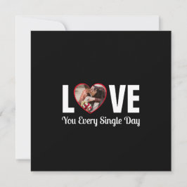 Anuncio Moderna foto y amor Personalizado de San Valentín