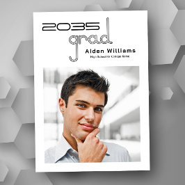 Anuncio Moderna graduación de fotografía de alta tecnologí