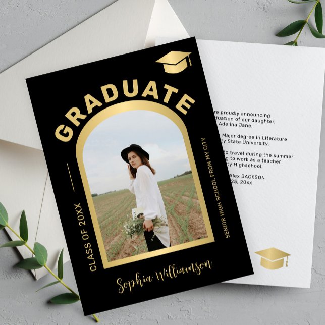 Anuncio Moderna graduación de fotografía de grado de oro n (Subido por el creador)
