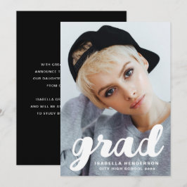 Anuncio Moderna Graduación De Fotografías Con Estilo