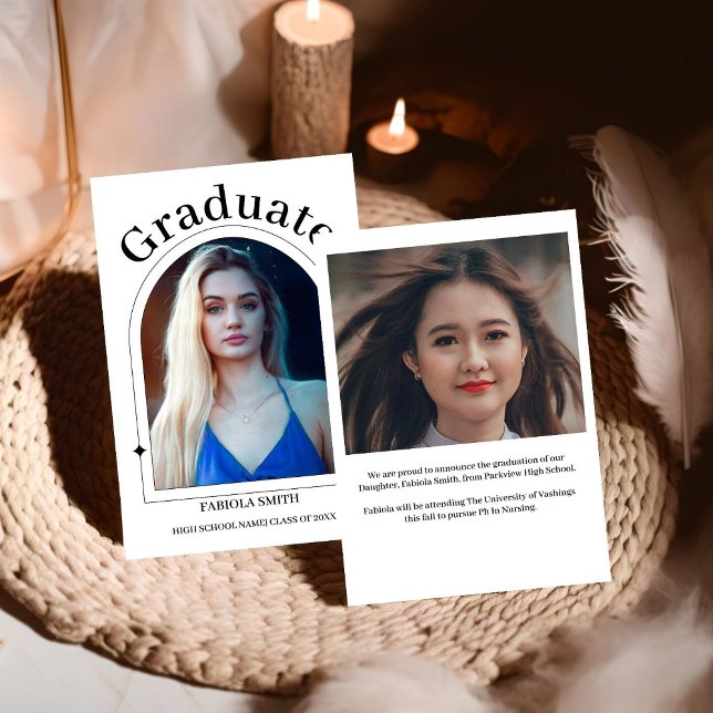 Anuncio Moderna graduación Minimalista de Casual Photo (Subido por el creador)