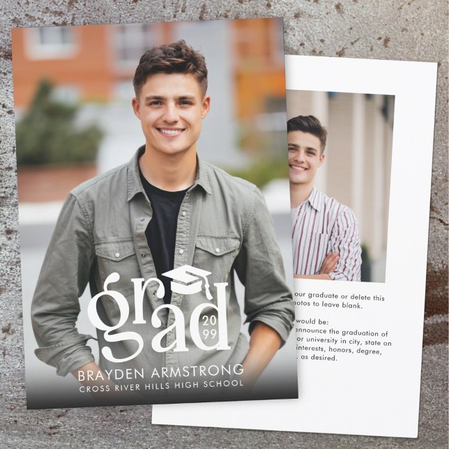 Anuncio Moderna tapa GRAD 2 Fotos Sobreposición blanca (Subido por el creador)