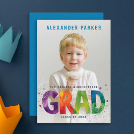 Anuncio Moderna y colorida foto de un graduado acuarela Ty