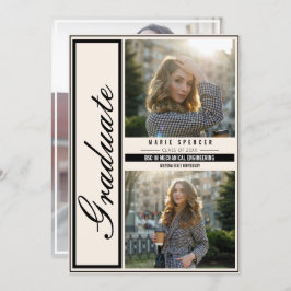Anuncio Moderna y elegante graduación de 3 Collages de fot
