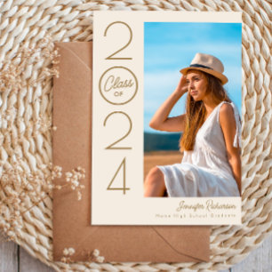 Anuncio Moderna y elegante tipografía foto graduada