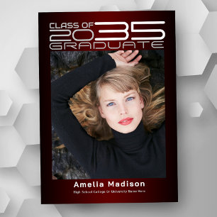 Anuncio Moderna y sofisticada Graduación Futurista de Foto