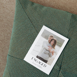 Anuncio Moderno 2 Photo Script QR Code Engagement Party