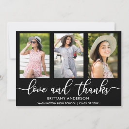 Anuncio Moderno 3 Foto Graduación Amor y Gracias