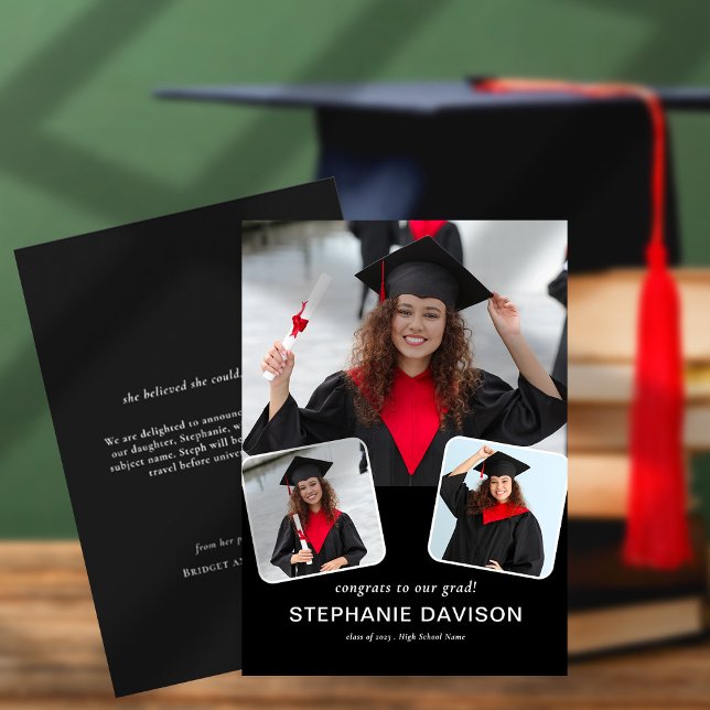 Anuncio Moderno 3 fotografías felicitaciones al negro de G (Subido por el creador)