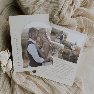 Anuncio Moderno Arco Crema Propuesta Historia Compromiso F