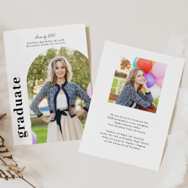 Anuncio Moderno Arco Minimalista 2 Foto Graduada