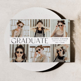 Anuncio Moderno Clásico 6 Graduación de fotos