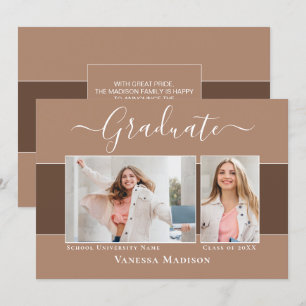 Anuncio Moderno   Elegante Graduación De Fotografías De To