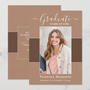Anuncio Moderno   Elegante Graduación de Fotografías de To