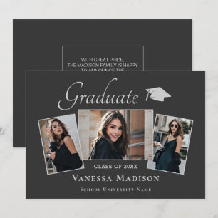 Anuncio Moderno Elegante Graduación Fotográfica Tono Ter