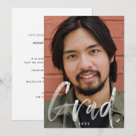 Anuncio Moderno Guión de Pincel Foto Superposición de la G