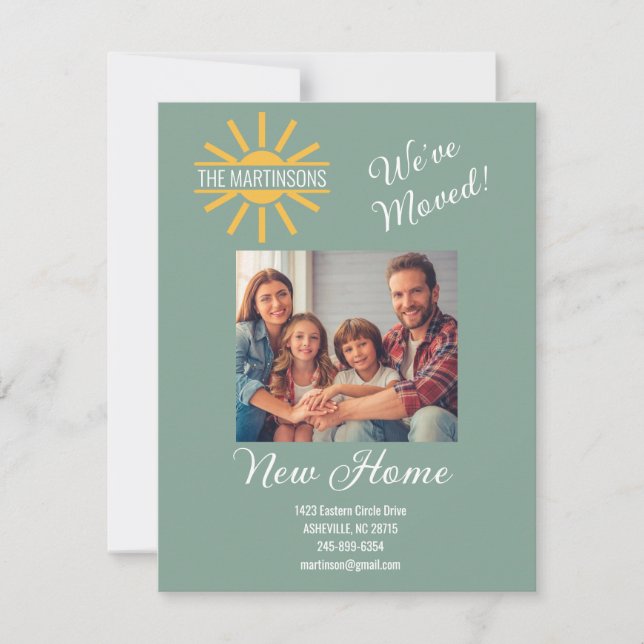 Anuncio Moderno hemos movido el cambio de la foto de la di (Anverso)