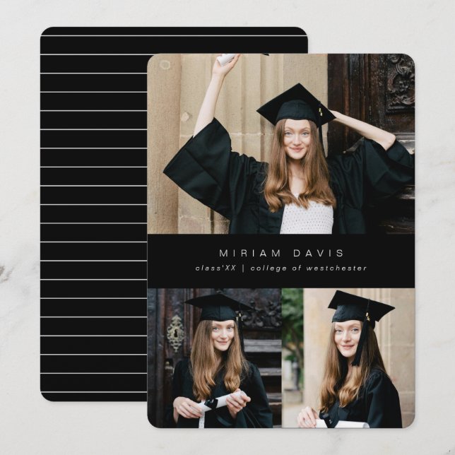 Anuncio Moderno minimalista fotográfico (Anverso / Reverso)