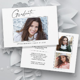 Anuncio Moderno Mínimo Único Guión De Tinta Graduado 3 Fot