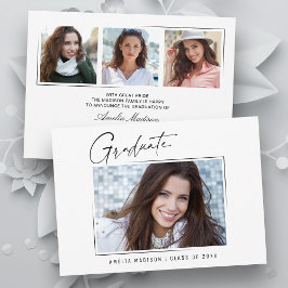 Anuncio Moderno Mínimo Único Guión De Tinta Graduado 4 Fot