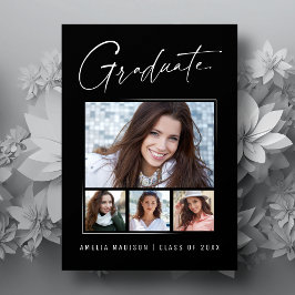 Anuncio Moderno Mínimo Único Guión De Tinta Graduado 4 Fot