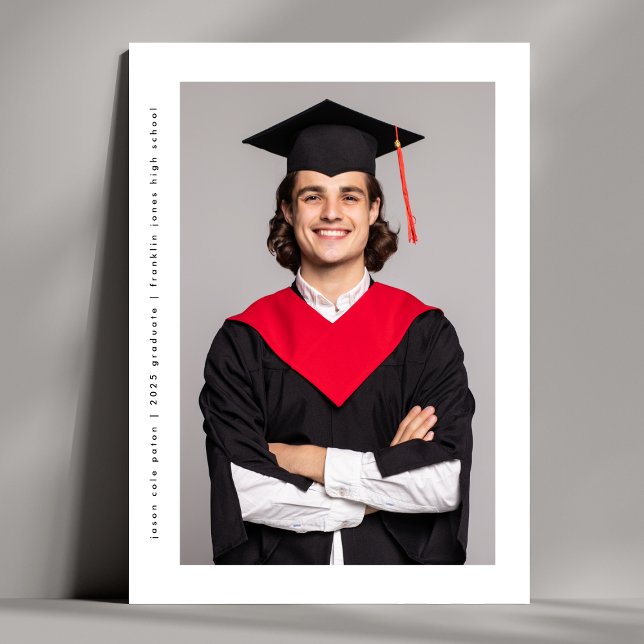 Anuncio moderno simple marco mínimo 2 graduación de fotos (Subido por el creador)