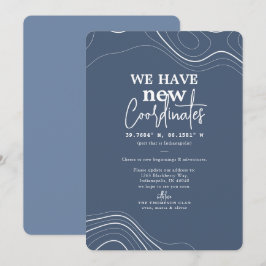 Anuncio Moderno y nuevo coordina movimiento azul