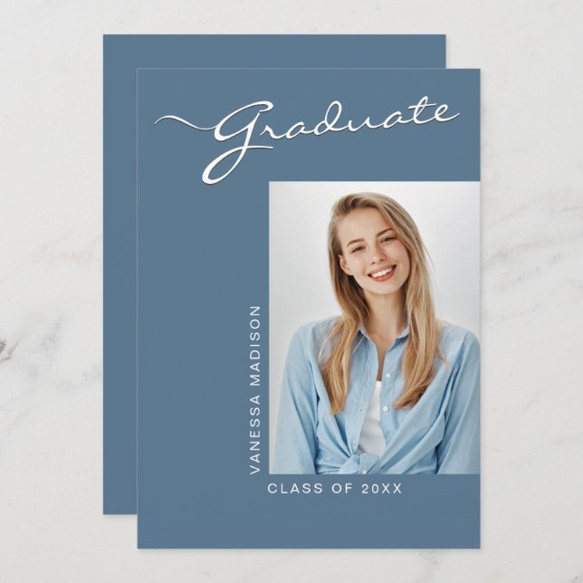 Anuncio Moderno y sencillo | 1 Grado de fotografía (Anverso / Reverso)