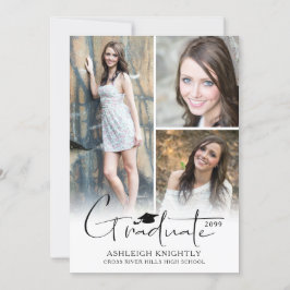 Anuncio Moderno y simple mano - Graduado con letras Cap 4