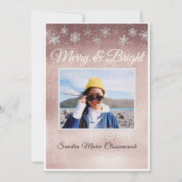 Anuncio Moderno Y Simple Navidades De Oro Rosa Moderno