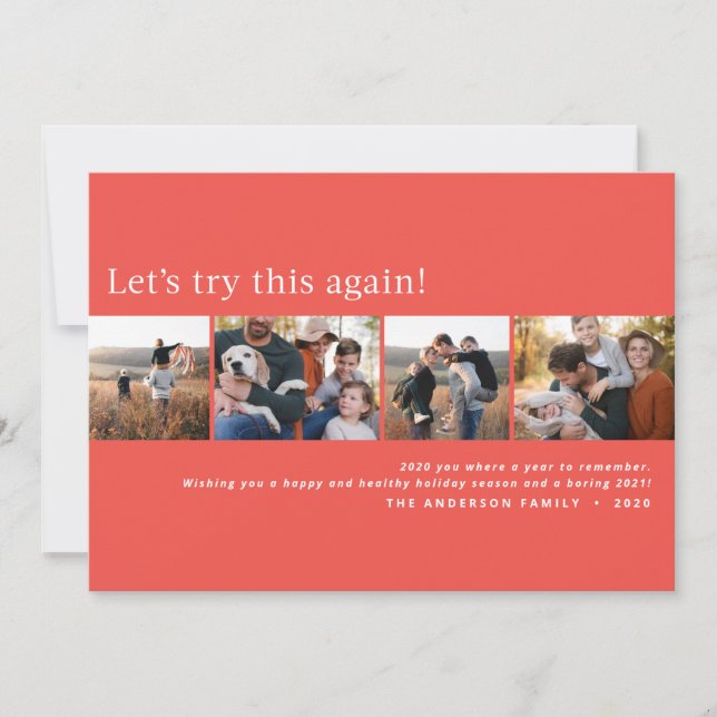 Anuncio Modernos navidades de fotografía multi-divertidos  (Anverso)