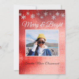 Anuncio Modernos Navidades rojos mínimos metálicos