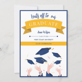 Anuncio Modernos y extravagantes Gorras de graduación
