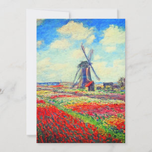Anuncio Molino de viento Monet Tulips