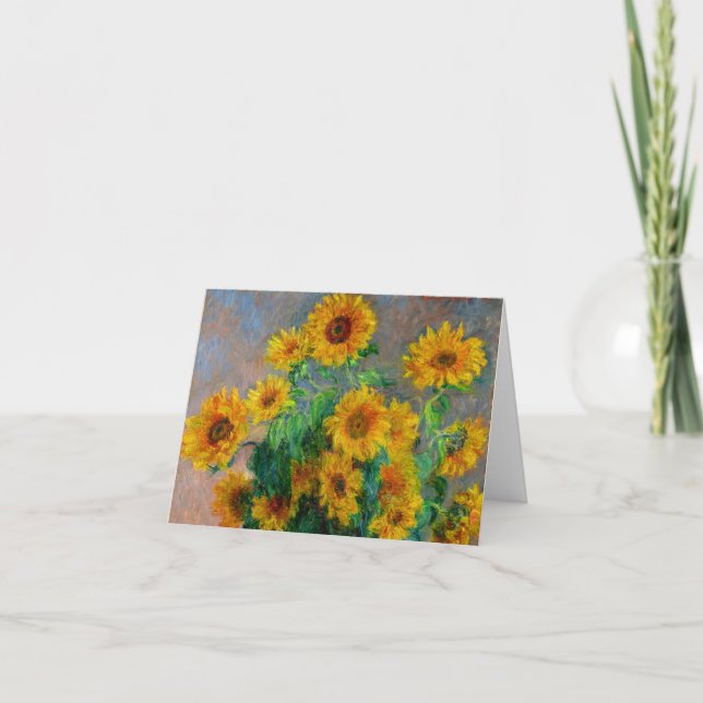 Anuncio Monet Sunflowers (Anverso)