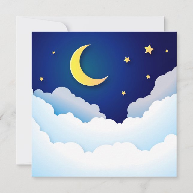 Anuncio Moon, Star and Clouds (Anverso)