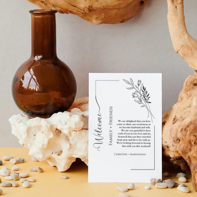 Anuncio Motivo de bienvenida e itinerario para boda de gui (Subido por el creador)