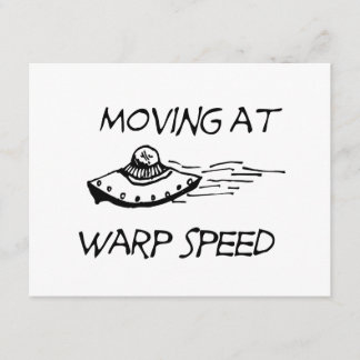 Anuncio Moviéndose A La Velocidad De La Warp