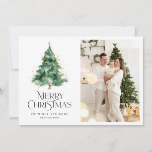 anuncio móvil de texto de árbol de Navidad