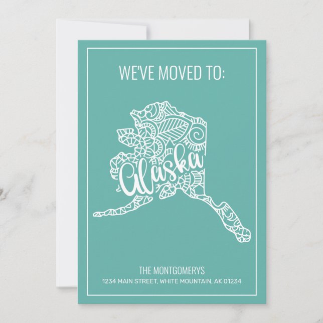 Anuncio Movimiento de Boho floral Verde azulada Mandala Al (Anverso)
