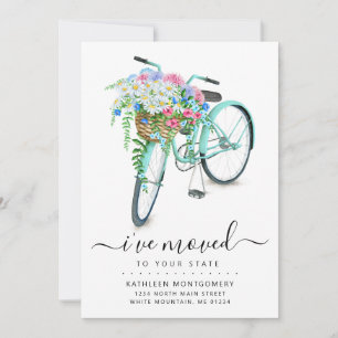 Anuncio Movimiento de la cesta floral Aqua Bicycle Daisy