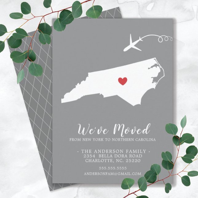 Anuncio Moving Announcement | State NORTH CAROLINA (Subido por el creador)