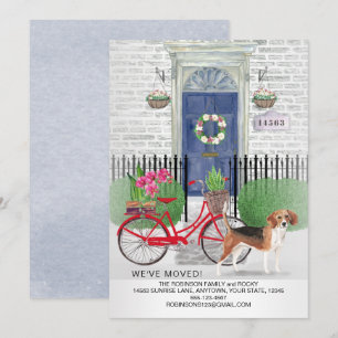 Anuncio Moving Beagle Dog Bicycle Dog Dog New Home