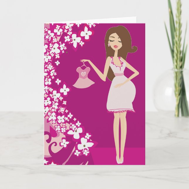 Anuncio mujer embarazada de morena (Anverso)