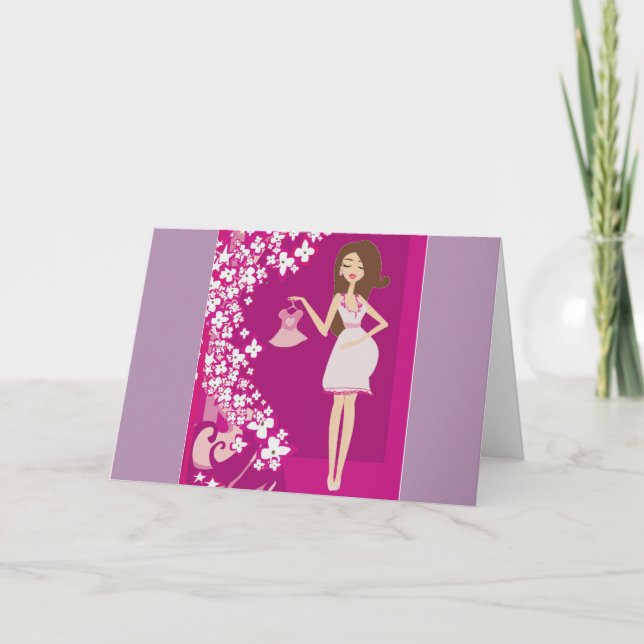 Anuncio mujer embarazada de morena (Anverso)