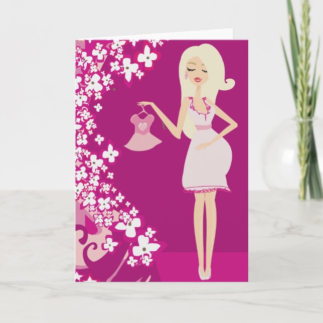 Anuncio mujer embarazada rubia (Anverso)