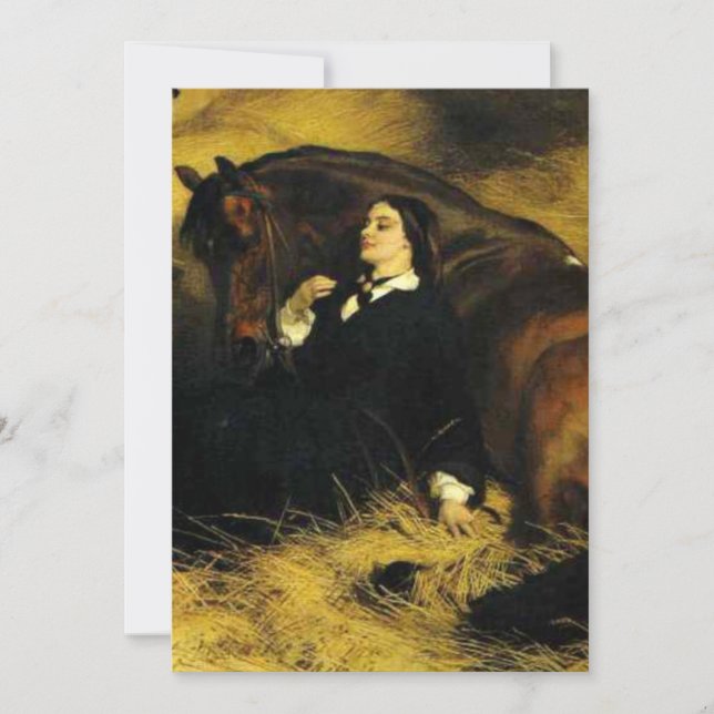 Anuncio Mujer y caballo (Anverso)